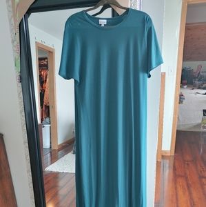 XL teal lularoe maxi